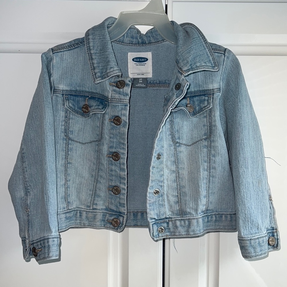 Toddler Old Navy light blue Jean jacket